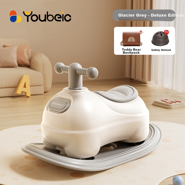 Гойдалка дитяча Youbeichen Peanut Car для 1-3 років обертальні колеса подарункова - зображення 4