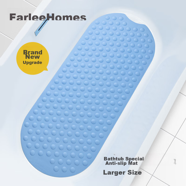 Коврик для ванной FARLEEHOMES противоскользящий TPE для душа - изображение 4