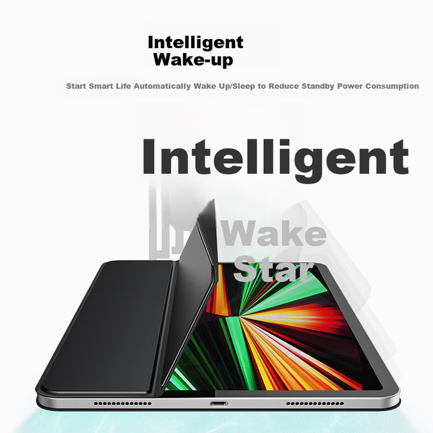Магнитный двусторонний чехол UGREEN Smart для iPad Pro 2022, совместимый с 11-дюймовыми моделями 20/21 дюймов, защитный чехол для планшета Apple, защита от изгиба, ударопрочность, тонкий, интеллектуальная функция сна/пробуждения. - изображение 11