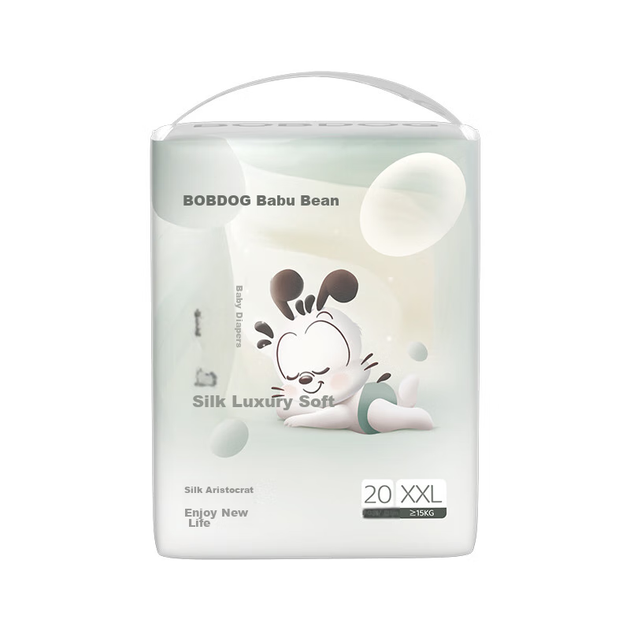 Подгузники BOBDOG Premium Silk Soft XXL, 40 шт, для 14-17 кг, дышащие - изображение 4