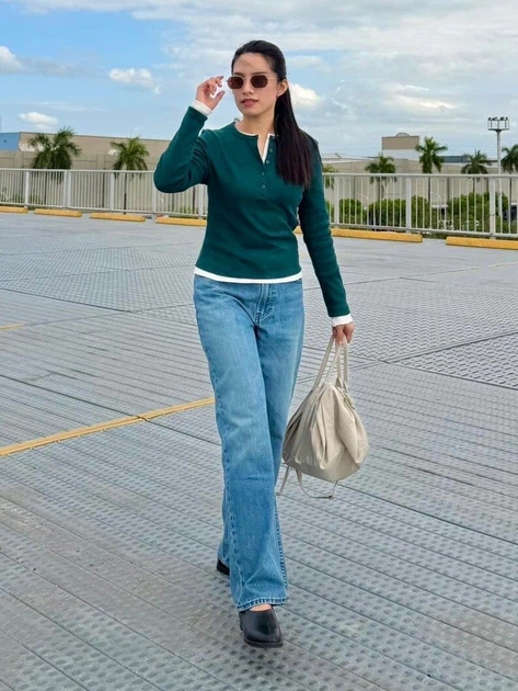 Лонгслив длинный женский Uniqlo 652251550 S Зеленый (1160154692) - Фото 5 Лонгслив длинный женский Uniqlo 652251550 S Зеленый (1160154692) - изображение 5