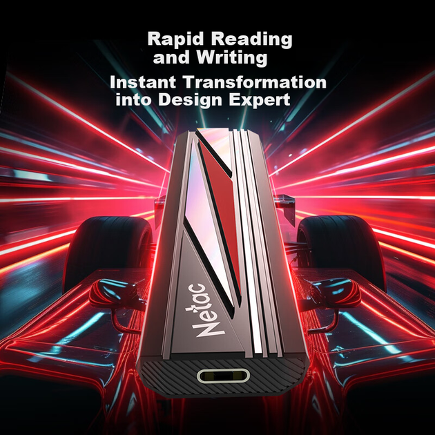 SSD диск Netac ZX20L 1TB Type-C External Black - зображення 6