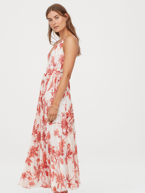 Сарафан женский H&M 0783838 36 Красный цветы (9999965933913