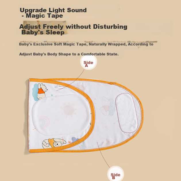 Пеленка Aibaoshi Baby Anti-Startle хлопковая, для новорожденных, набор 2 шт, S292 - изображение 7