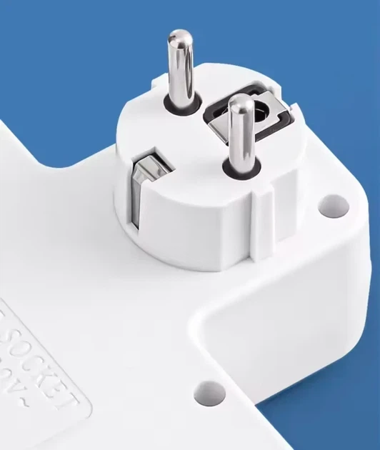 Сетевой адаптер 8625UL с ночником, 4 розетки + USB + Type-C (17559/MG) Белый - изображение 9