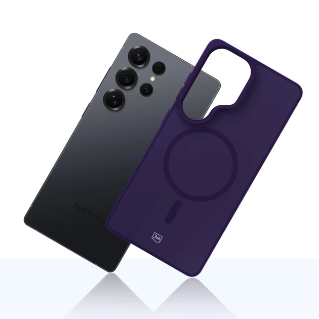 Чехол 3mk Smoke MagCase для Samsung Galaxy S25 Ultra Purple with MagSafe (5903108741354) - Фото 5 Чехол 3mk Smoke MagCase для Samsung Galaxy S25 Ultra Purple with MagSafe (5903108741354) - изображение 5