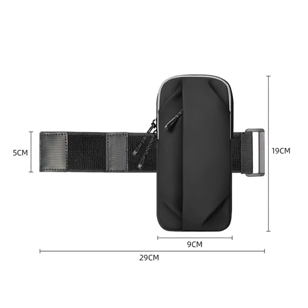 Спортивна пов'язка Wozinsky WSDB-B armband на руку для телефону для бігу Black (5907769384615) - зображення 8