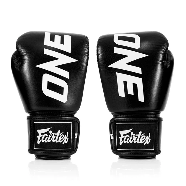 Боксерские перчатки Fairtex натуральная кожа 14 oz черные - изображение 5