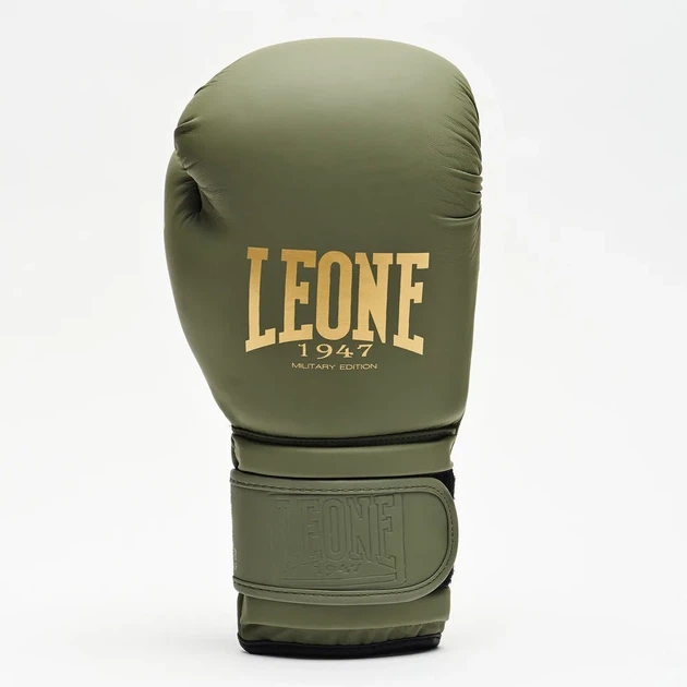 Боксерські рукавиці Leone штучна шкіра 14 унцій зелений капа в комплекті - зображення 3
