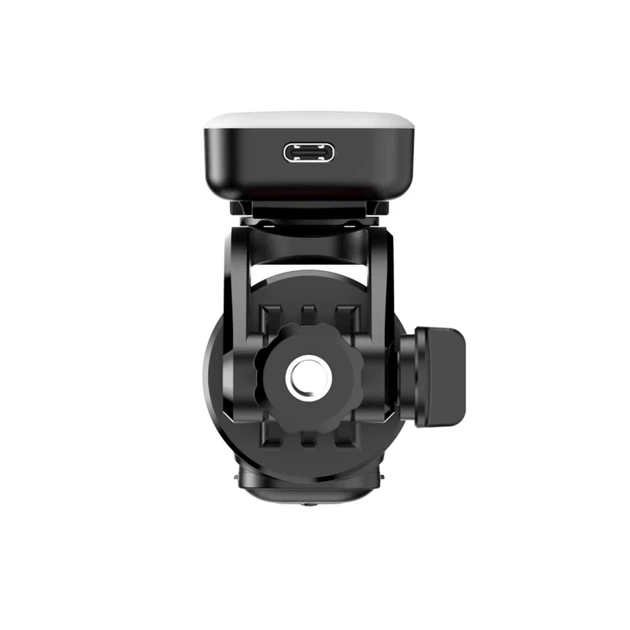 Штатив Hurtel WC13YDS телескопический 1.3м с двойной лампой и держателем для телефона Черный (5907769360619) - изображение 9