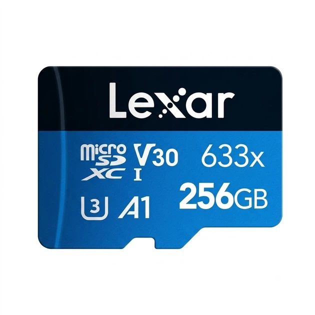 Карта памяти Lexar 633x microSDXC 256GB UHS-I U3 V30 A1 (LSDMI256BBCN633N) - Фото 1 Карта памяти Lexar 633x microSDXC 256GB UHS-I U3 V30 A1 (LSDMI256BBCN633N) - изображение 1