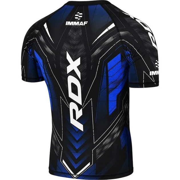 Рашгард RDX полиэстер XL черный синий унисекс - изображение 2