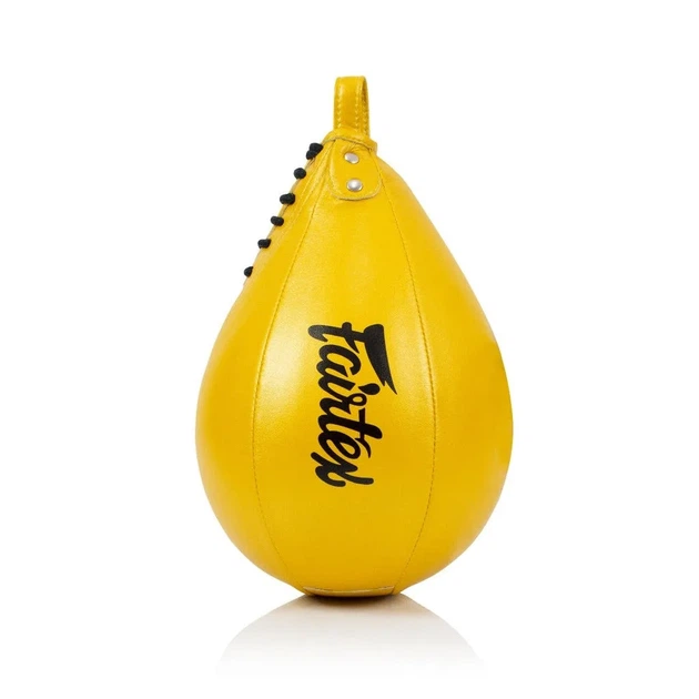 Пневмогруша боксерская Fairtex искусственная кожа желтая 5 дюймов - изображение 2