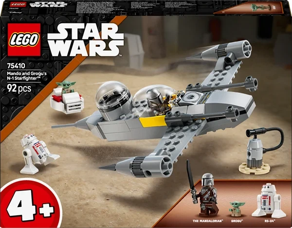 Конструктор LEGO Зоряний винищувач N-1 Мандо й Ґроґу 92 деталі пластик різнобарвний - зображення 2