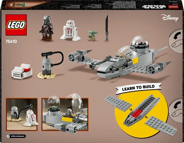 Конструктор LEGO Зоряний винищувач N-1 Мандо й Ґроґу 92 деталі пластик різнобарвний - зображення 3
