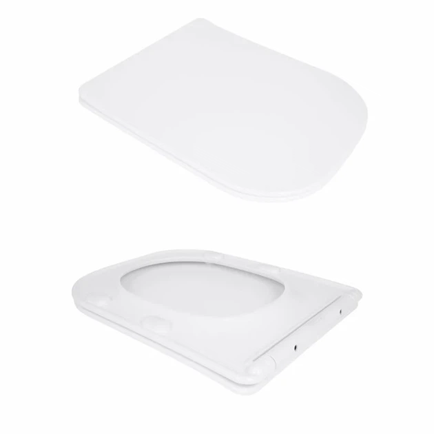 Унитаз напольный Qtap Aquarius Ultra Quiet 620х355х790 мм дюропласт белый Soft-close - Фото 8 Унитаз напольный Qtap Aquarius Ultra Quiet 620х355х790 мм дюропласт белый Soft-close - изображение 8