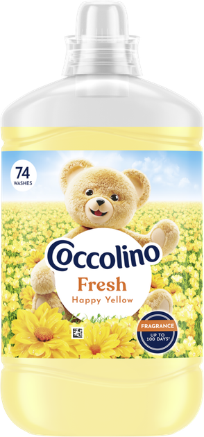 Кондиціонер для білизни Coccolino Свіжість та м'якість з нотами апельсина, жасмину та сєдарвуду 1.702 л.