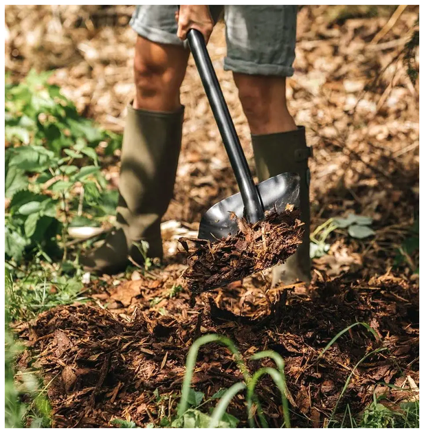 Садовая лопата совковая 127 см рессорная сталь Fiskars LS-1566 - изображение 9