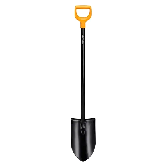 Лопата штыковая удлиненная 126.5 см сталь для копания Fiskars LS-1572 - изображение 3
