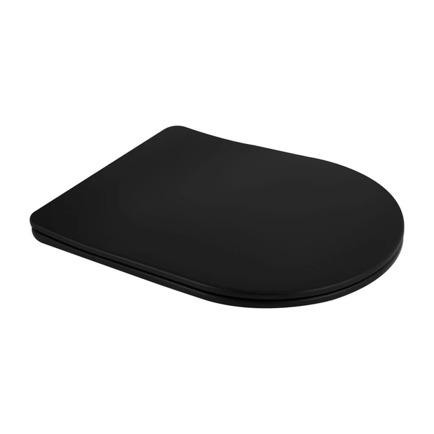 Унитаз подвесной Mixxus Premium Bevel-0301-R Black 515x355x365mm, система смыва RIMLESS (MP6471) - изображение 4