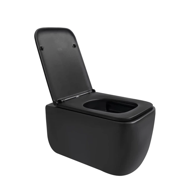 Унитаз подвесной Mixxus Premium DIVERSE-0301-T1 BLACK 530х365х373mm, система смыва TORNADO 1.0 (MP6600) - изображение 8