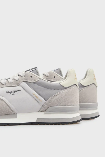 Чоловічі сірі кросівки HAILON BASIC Pepe Jeans 44 PMS400037 - Фото 2 Чоловічі сірі кросівки HAILON BASIC Pepe Jeans 44 PMS400037 - зображення 2