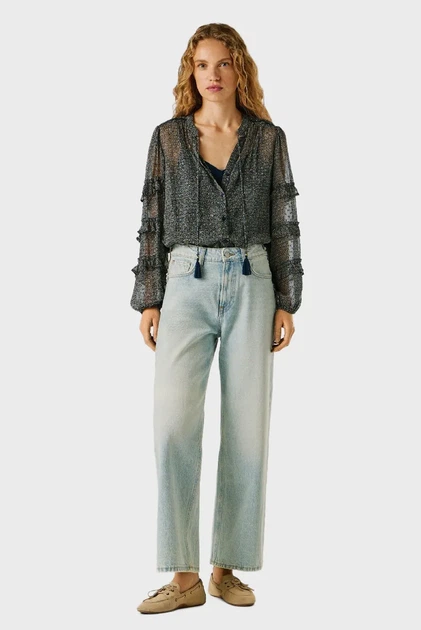 Жіночі блакитні джинси LEXA Pepe Jeans 27 PL20473182V10 - изображение 2