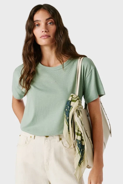 Жіноча м'ятна футболка MIA Pepe Jeans S PL5000167 - зображення 5