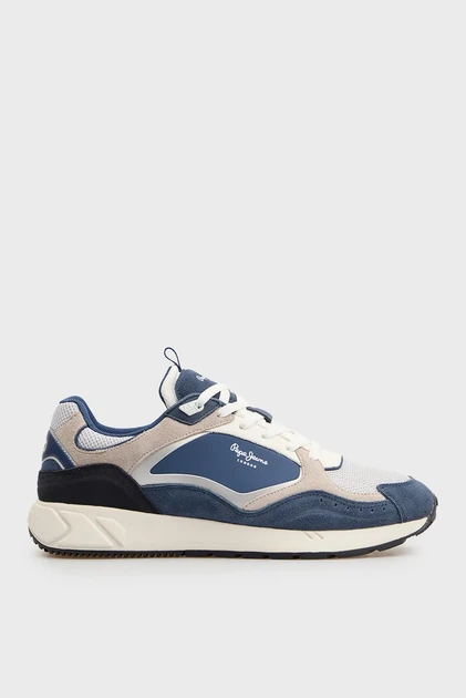 Чоловічі сині кросівки MARLON GRADE Pepe Jeans 41 PMS600017 - Фото 1 Чоловічі сині кросівки MARLON GRADE Pepe Jeans 41 PMS600017 - зображення 1