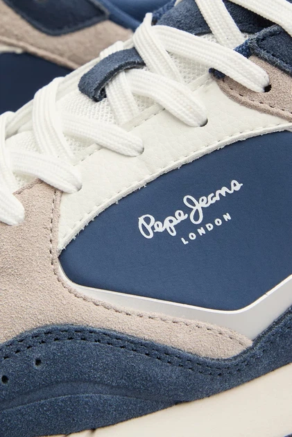Чоловічі сині кросівки MARLON GRADE Pepe Jeans 41 PMS600017 - Фото 2 Чоловічі сині кросівки MARLON GRADE Pepe Jeans 41 PMS600017 - зображення 2