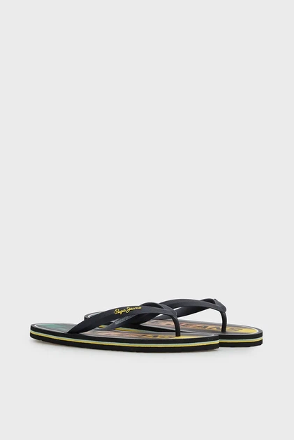 Чоловічі чорні в'єтнамки WHALE SURF M Pepe Jeans 42 PMS700012 - Фото 3 Чоловічі чорні в'єтнамки WHALE SURF M Pepe Jeans 42 PMS700012 - зображення 3