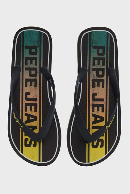 Чоловічі чорні в'єтнамки WHALE SURF M Pepe Jeans 42 PMS700012 - Фото 4 Чоловічі чорні в'єтнамки WHALE SURF M Pepe Jeans 42 PMS700012 - зображення 4