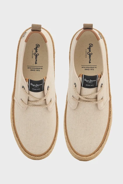 Чоловічі бежеві еспадрилі PORT NATURE Pepe Jeans 45 PMS100008 - зображення 4