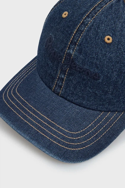 Жіноча синя джинсова кепка GRACE Pepe Jeans OS PL0400021 - зображення 3
