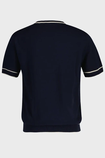 Чоловічий темно-синій джемпер SS C-NECK Gant XL 8030289 - изображение 2