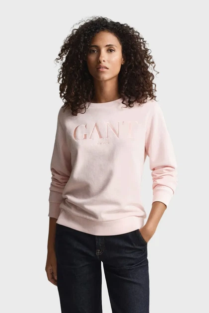 Жіночий рожевий світшот GRAPHIC Gant S 4201387 - Фото 1 Жіночий рожевий світшот GRAPHIC Gant S 4201387 - изображение 1