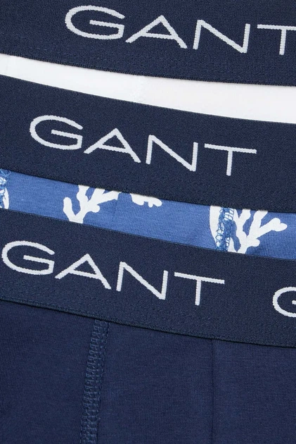 Чоловічі боксери (3 шт) SHELL PRINT TRUNK Gant S 902613053 - изображение 3