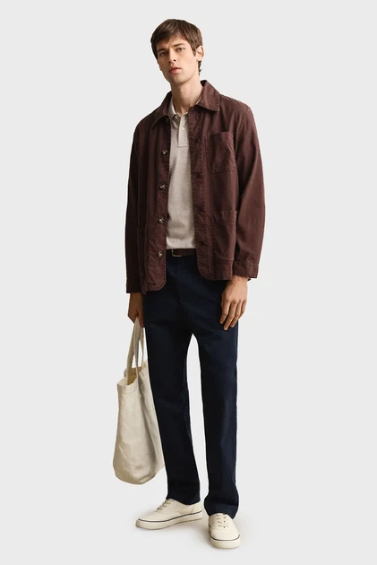 Чоловічі темно-сині чіноси CLASSIC Gant 36-32 1501001 - зображення 2