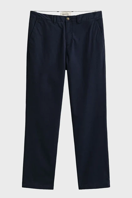 Чоловічі темно-сині чіноси CLASSIC Gant 36-32 1501001 - зображення 6