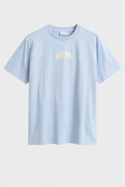 Чоловіча блакитна футболка GRAPHIC Gant XXXL 2003433 - изображение 5