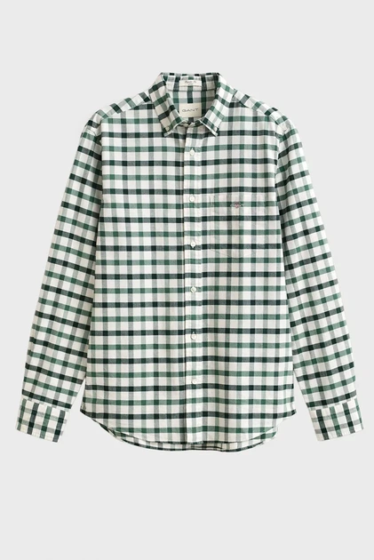 Чоловіча картата сорочка OXFORD CHECK Gant XXL 3261006 - изображение 6