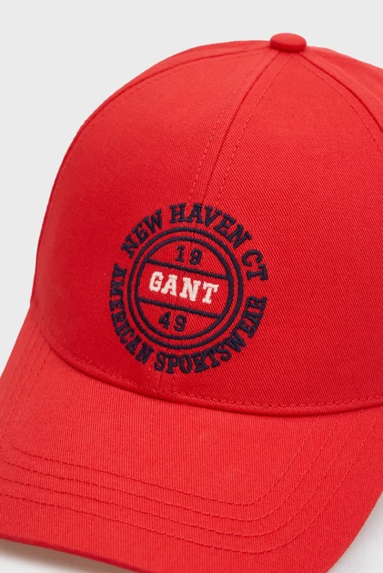 Чоловіча червона кепка GRAPHIC Gant OS 9901314 - Фото 3 Чоловіча червона кепка GRAPHIC Gant OS 9901314 - изображение 3