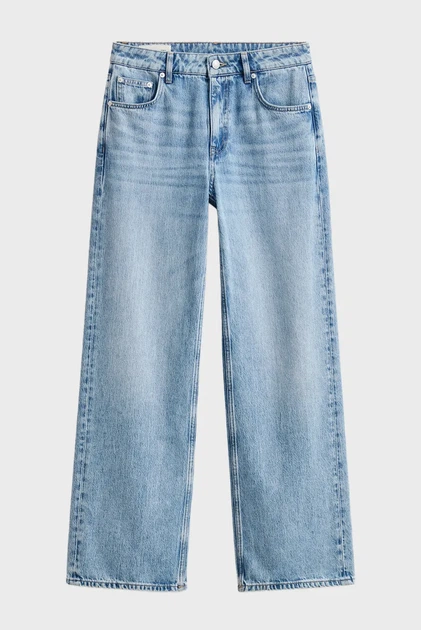 Жіночі блакитні джинси RELAXED Gant 26 4100257 - изображение 6