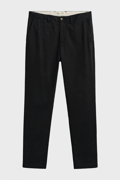 Чоловічі чорні чіноси SLIM CLASSIC Gant 33-32 1501000 - изображение 5
