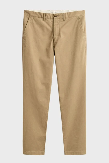 Чоловічі бежеві чіноси CLASSIC Gant 36-32 1501001 - зображення 6