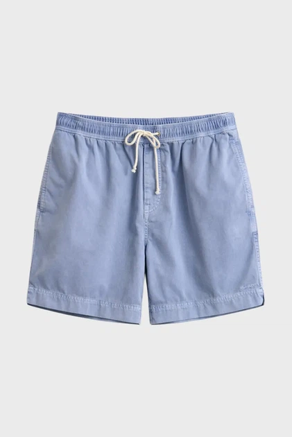 Чоловічі блакитні шорти SUNFADED DS Gant S 205645 - Фото 4 Чоловічі блакитні шорти SUNFADED DS Gant S 205645 - изображение 4