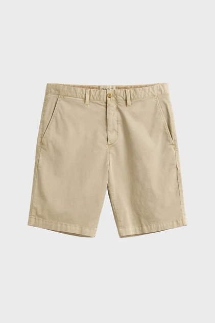 Чоловічі бежеві шорти SUNFADED CHINO Gant 36 205640 - Фото 6 Чоловічі бежеві шорти SUNFADED CHINO Gant 36 205640 - изображение 6