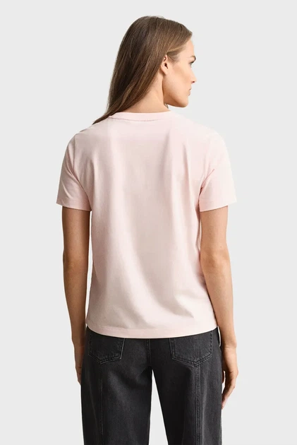 Жіноча пудрова футболка TONAL GRAPHIC Gant M 4200502 - Фото 3 Жіноча пудрова футболка TONAL GRAPHIC Gant M 4200502 - изображение 3