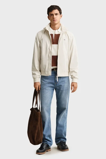 Чоловіча біла куртка LIGHTWEIGHT Gant S 7006600 - Фото 2 Чоловіча біла куртка LIGHTWEIGHT Gant S 7006600 - изображение 2