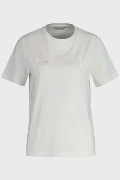 Жіноча біла футболка REG GRAPHIC Gant XL 4200502 - Фото 5 Жіноча біла футболка REG GRAPHIC Gant XL 4200502 - изображение 5